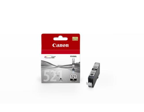 Canon Tintenpatrone schwarz (2933B001, CLI-521BK)