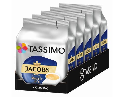 Tassimo T DISC Jacobs Médaille d'Or Karton à 5 Packungen (mit je 16 T DISCS)
