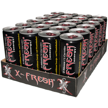 X-Fresh MAXIMUM ENERGY next level / 24 Stk. zu 250ml 
