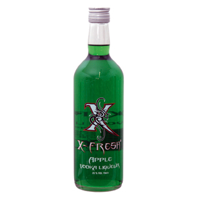 X-Fresh Vodka Apple 0.7 Ltr. 20 Vol. / Verkauf nur ab 18 Jahren / Kein Export 