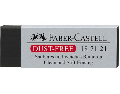 FABER-CASTELL Kunststoffradierer DUST-FREE schwarz