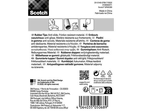 Stuhlbeingleiter schwarz, Ø 22mm, Robuste Stuhlgleiter von Scotch