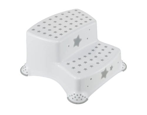 keeeper 2-Stufen Schemel mit Anti-Rutsch Stars