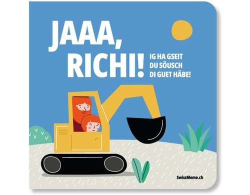 SwissMeme Kinderbuch JAAA, RICHI!, 14.5 x 14.5 x 1 cm