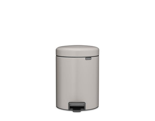 Brabantia NewIcon Treteimer 5 Liter Soft Grey
