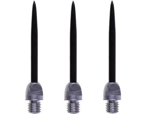 Karella Metallspitzen Softdarts Alu 3 Stk. inkl. Holder Set, 2BA Gewinde (4.7mm)