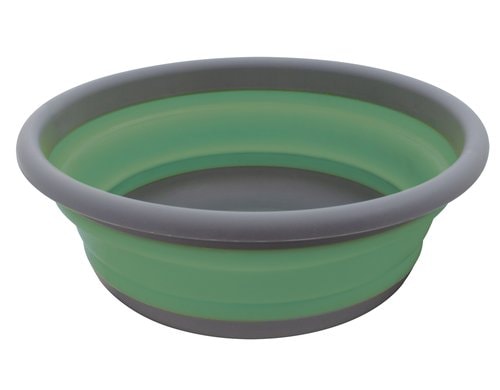 Faltbarer Spülschüssel Rund 9 ltr. Meeres-Grün
