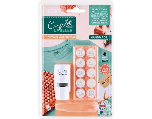 Colop Craft Textil Stempel Handmade 10 auswählbare Motive