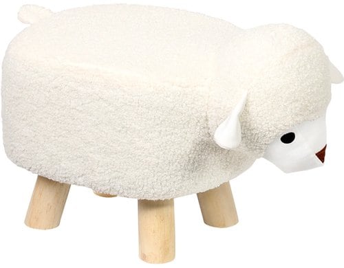Kesper Kinderhocker Schaf Kiefer, B 47 x H 25 x T 25 cm