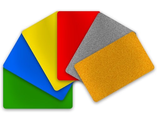 Evolis Kartenrohl. bronze 0.76 glanz, PVC, kr.