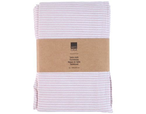 Arti Casa Tischdecke 150x240 Orange gestreift