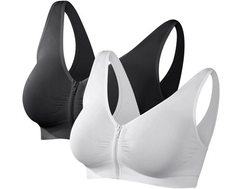 SLIMmaxx Traum BH Bustier 2er Set 2XL 48/50 (2XL) schwarz/weiß