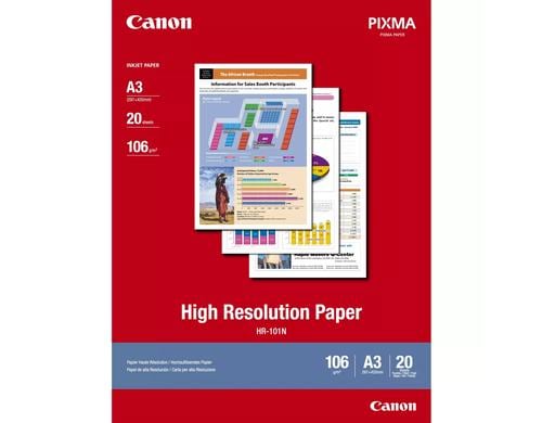 Canon Photo Paper HR-101N A3 matt, 110g, 20 Blatt