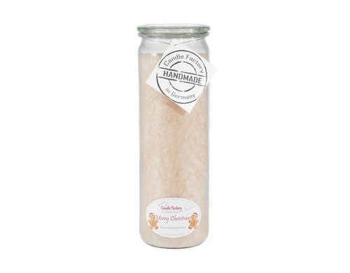 Candle Factory Big Jumbo Merry Christmas Brenndauer 100h, H: 21 cm, D: 7 cm
