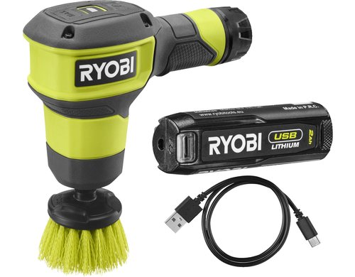 4 V USB Akku-Mini-Reinigungsbürste 4 V, inkl. 1 x 2.0 Ah Akku und Ladekabel