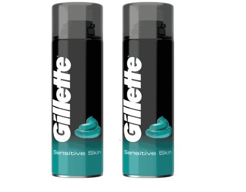 Gillette Duo Pack Series Sensitiv Rasiergel 2x 200 ml