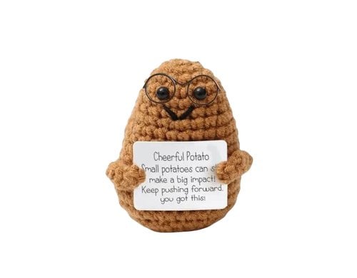 I Am Creativ Glücksbringer Positiv Potato mit Brille