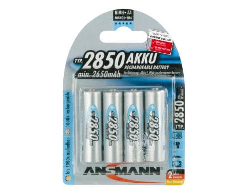 Ansmann Akku AA NiMH 2650 mAh 1.2V 4er HR6