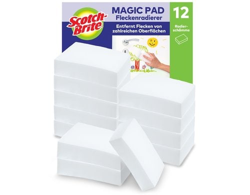 3M Scotch-Brite Magic Pad weiss, 10+2 Stück