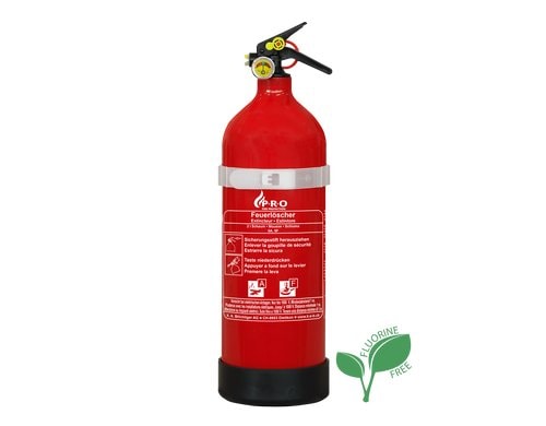 PRO Fettbrand-Feuerlöscher, FA 2 B F Brandklasse A,F 2L, PFAS-frei, +0°C - +60°C