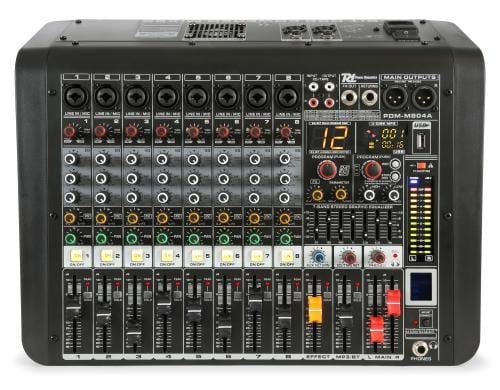 Power Dynamics PDM-M804A 8-Kanal Powermixer, 2x200W