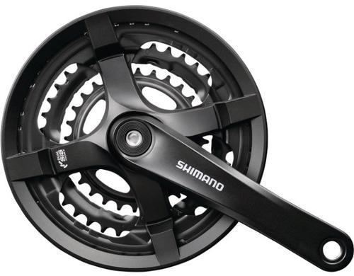 Shimano Kettenradgarnitur FCTY501 4-kant 170 mm 48x38x28 Hosenschutz schwarz