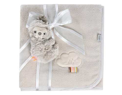 Fehn Kuscheldecke Faultier Grau/Beige ab 0+ Monaten