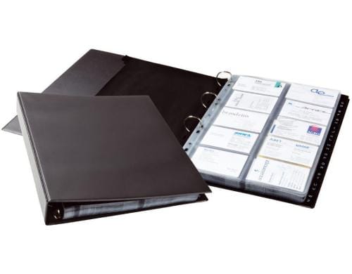 Durable Visitenkartenbuch Visifix A4 Econ. 20 Hüllen für 400 Visitenkarten, Register