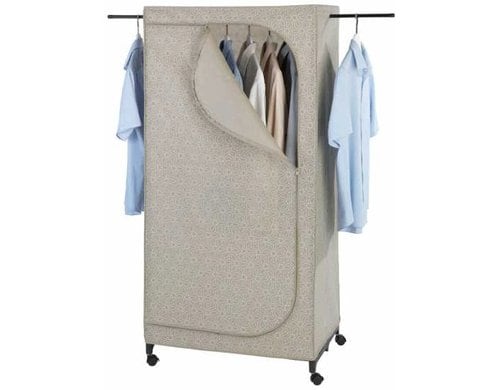 Wenko Kleiderschrank Balance mit Rollen (B x H x T): 75 x 160 x 50 cm