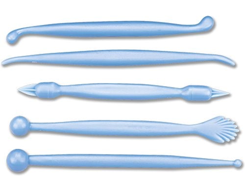 STÄDTER Modellierwerkzeug Profi Set 13.5-15 cm hellblau 5-teilig