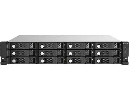 QNAP 12-bay 2U Rackmount SAS 12Gbps JBOD Erweiterungseinheit, redundantes Netzteil