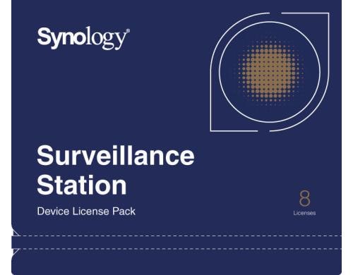 Synology Lizenzpaket für Videoüberwachungs- -geräte, 8 virtuelle Lizenzen