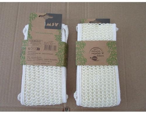 MSV Badeschwamm aus Sisal 22.5x3x10.5 cm (HxBxL)