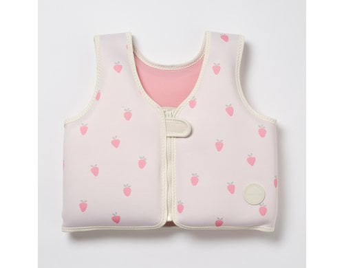 Kids Swim Vest 3-6 Strawberry Sunshine
