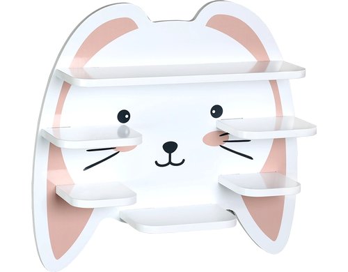 Kesper Kinderregal Hase Bambus, Grösse: 45 x 12 x 42 cm