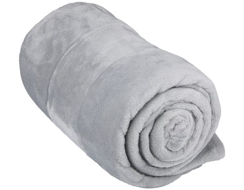 Arti Casa Wohndecke Flanell, 200x150 cm (LxB), Hellgrau