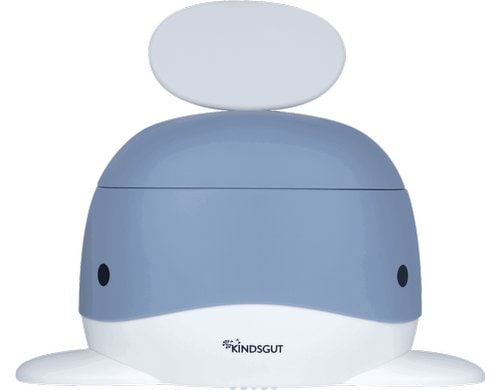Kindsgut Kindertöpfchen Wal taubenblau