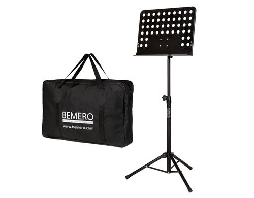 Bemero Notenpult MSS-8080BK inkl. Bag Gelochtes Notenpult  inkl. Tragetasche