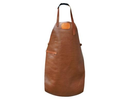 Outdoorchef Grillschürze Trettl Kuhleder, Braun,