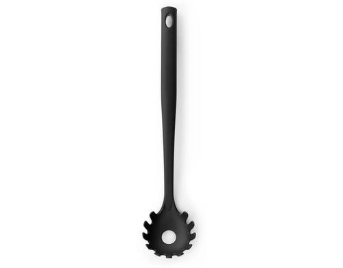 Brabantia Spaghettilöffel Black Line Kunststoff, Schwarz