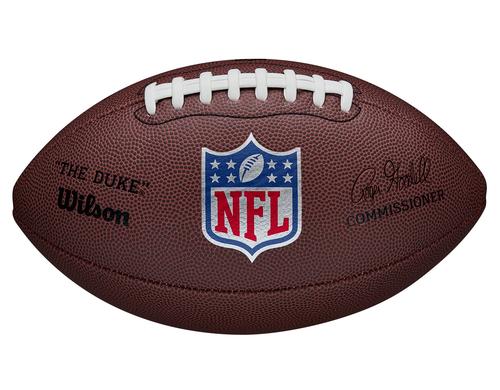 Wilson Football NFL Duke Replica Cat. Silber, Brown