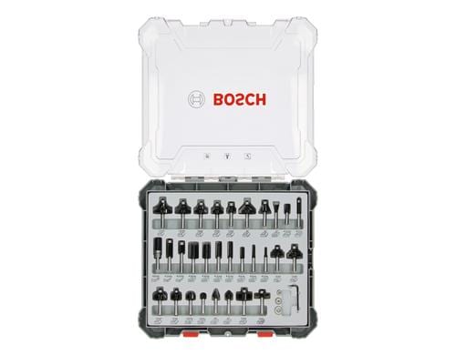 Bosch Professional 30-teiliges Fräser-Set 6-mm-Schaft