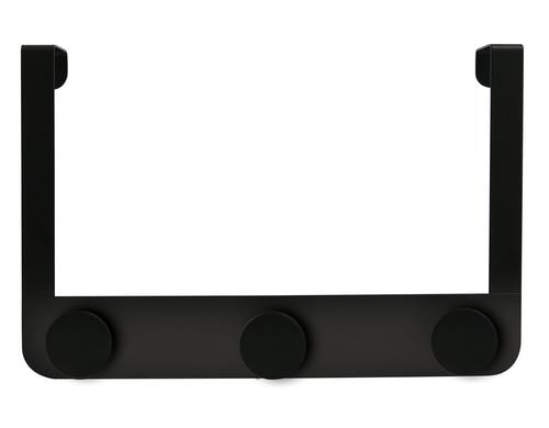 Spirella Hakenhalter 3 Haken, schwarz