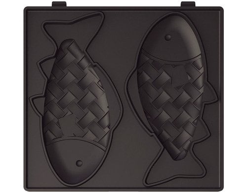Create Platten Stone 2 in 1 Fisch kompatibel zu Waffeleisen 2in1 Compact