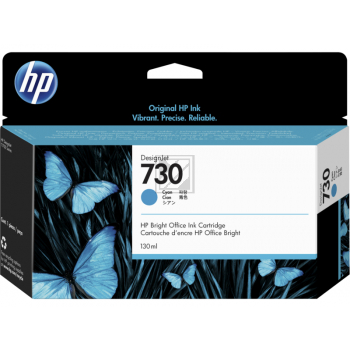 HP Tinte Nr. 730 - Cyan (P2V62A) Tintenvolumen 130 ml HP Tinte Nr. 730 - Cyan (P2V62A) Tintenvolumen 130 ml