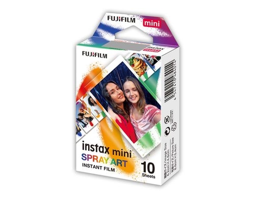 Fujifilm Instax Mini 10 Blatt Spray Art zu Instax Mini 90 Neo classic / Mini 8