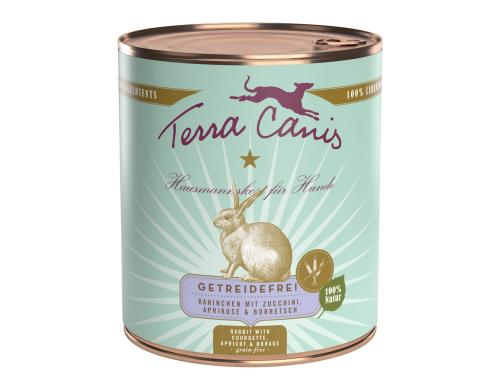 Terra Canis Nassfutter Menue Getreidefrei Kanin. 800g