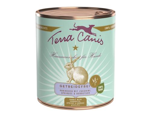 Terra Canis Nassfutter Menue Getreidefrei Kanin. 800g