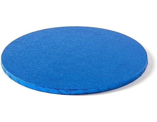 Decora Tortenplatte rund Blau Durchmesser 25 cm, 1.2 cm Dicke