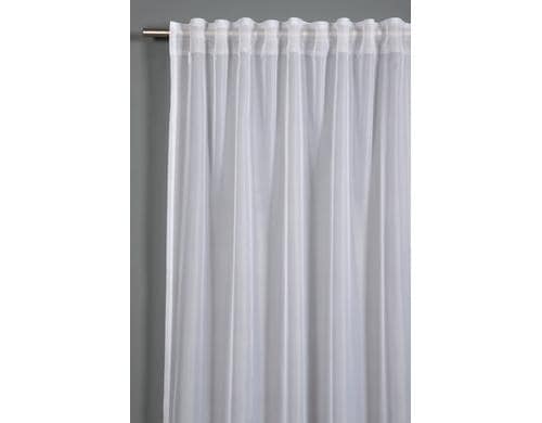 Gardinia Tagvorhang Voile Uni, Weiss 300x245 cm, 100% Polyester